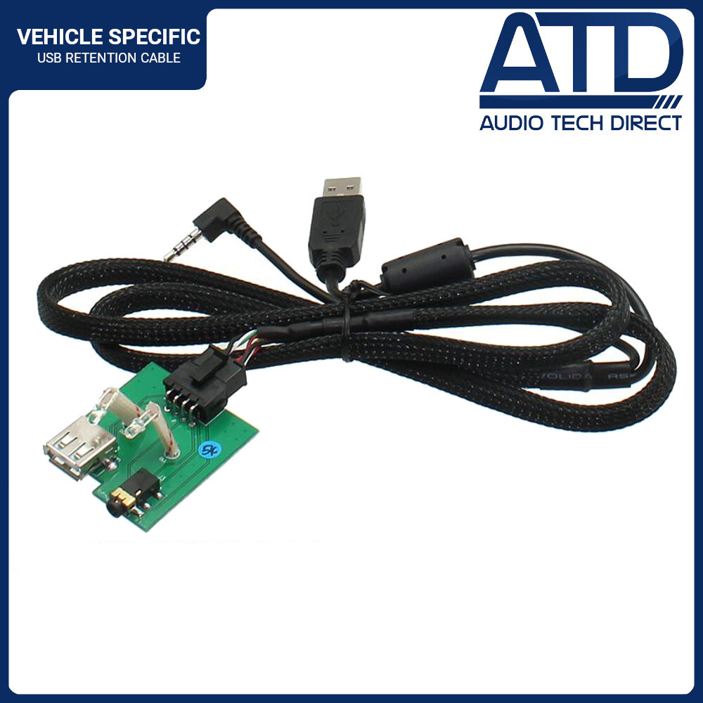 USB AUX Retention Cable For KIA Sportage Mk2 Rio Venga OEM Factory Adaptor 24240