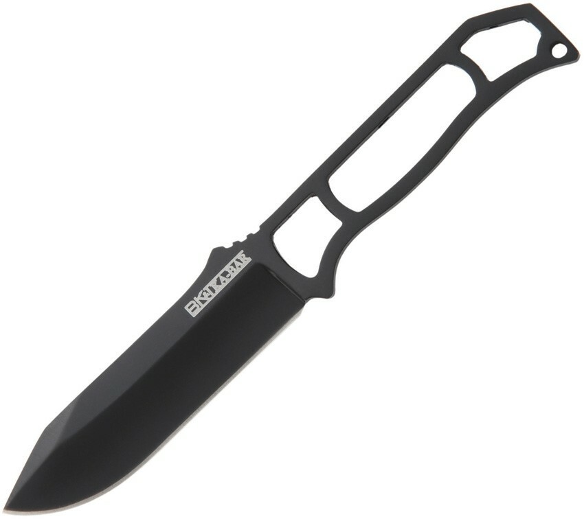 Kabar Becker Skeleton Fixed Blade Knife Black Stainless One Piece Ka-Bar