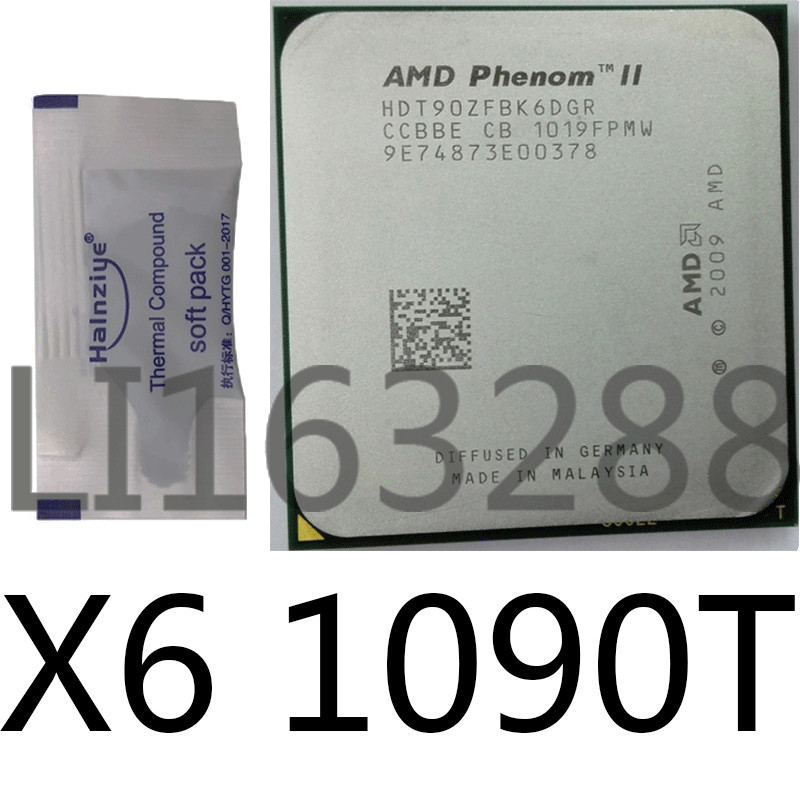 AMD Phenom II X6-1090T BE 3.2GHz Socket AM3 Six Core CPU Processor