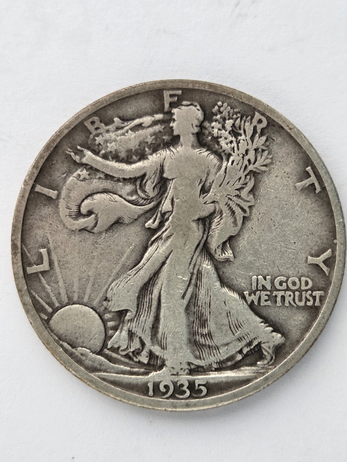 1935-S United States, Walking Liberty Half Dollar
