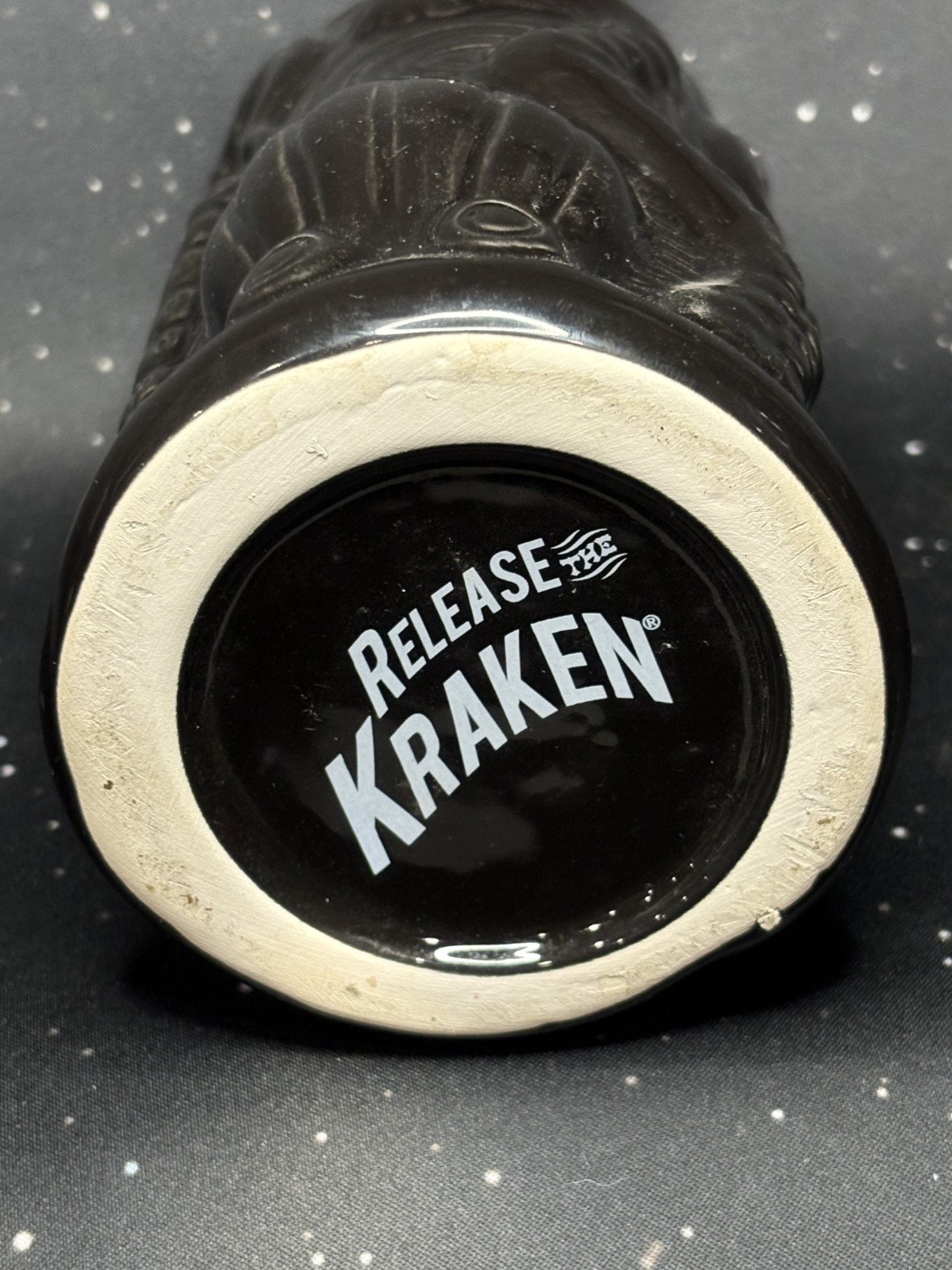 Kraken Rum Ceramic Tiki Cocktail Glass Mug Special Edition