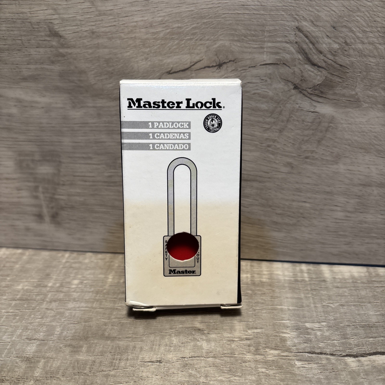 Master Lock 410Red Lockout Padlock, Keyed Different, Thermoplastic, Standard