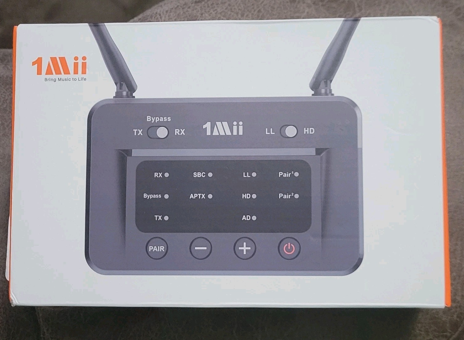 1Mii B03 Bluetooth 5.3 Wireless Transmitter & Receiver TV Home Stereo Headphones