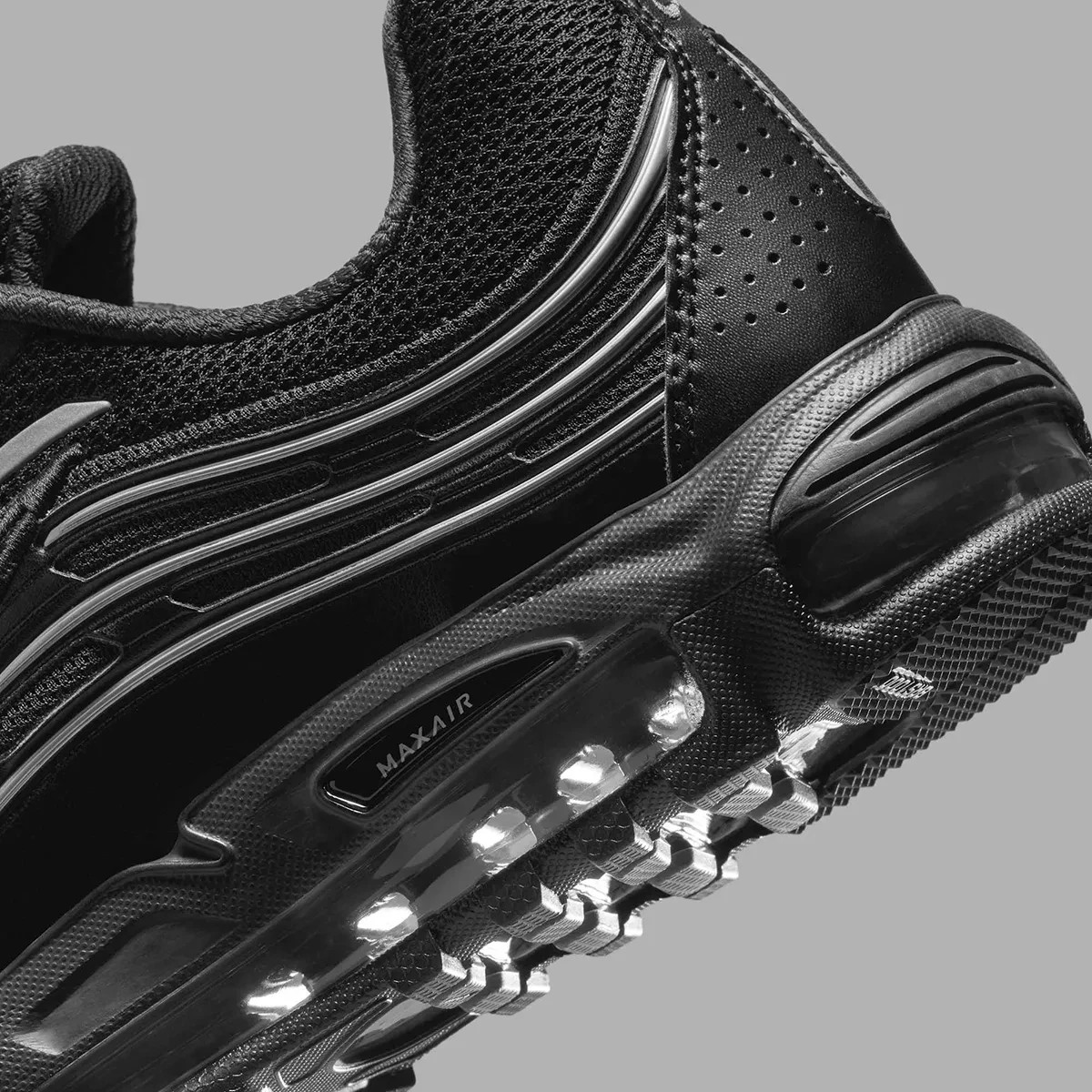 Nike Air Max TL 2.5 Black Metallic Silver Retro Shoes FZ4110-002 Men's Sizes NEW