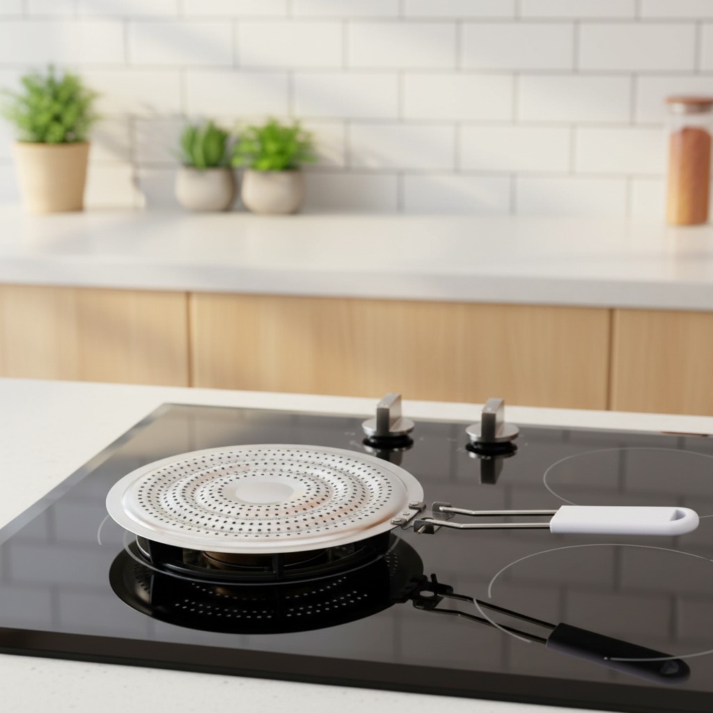 Heat Diffuser Reducer for Even Cooking on Gas Electric Glass Stovetops 8.25-Inch