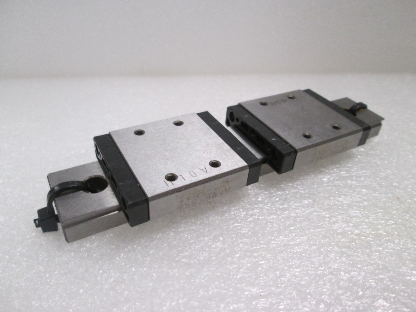 THK, RSR 9WMV (2), Linear Bearing Guide Block w/ Guide Rail, New