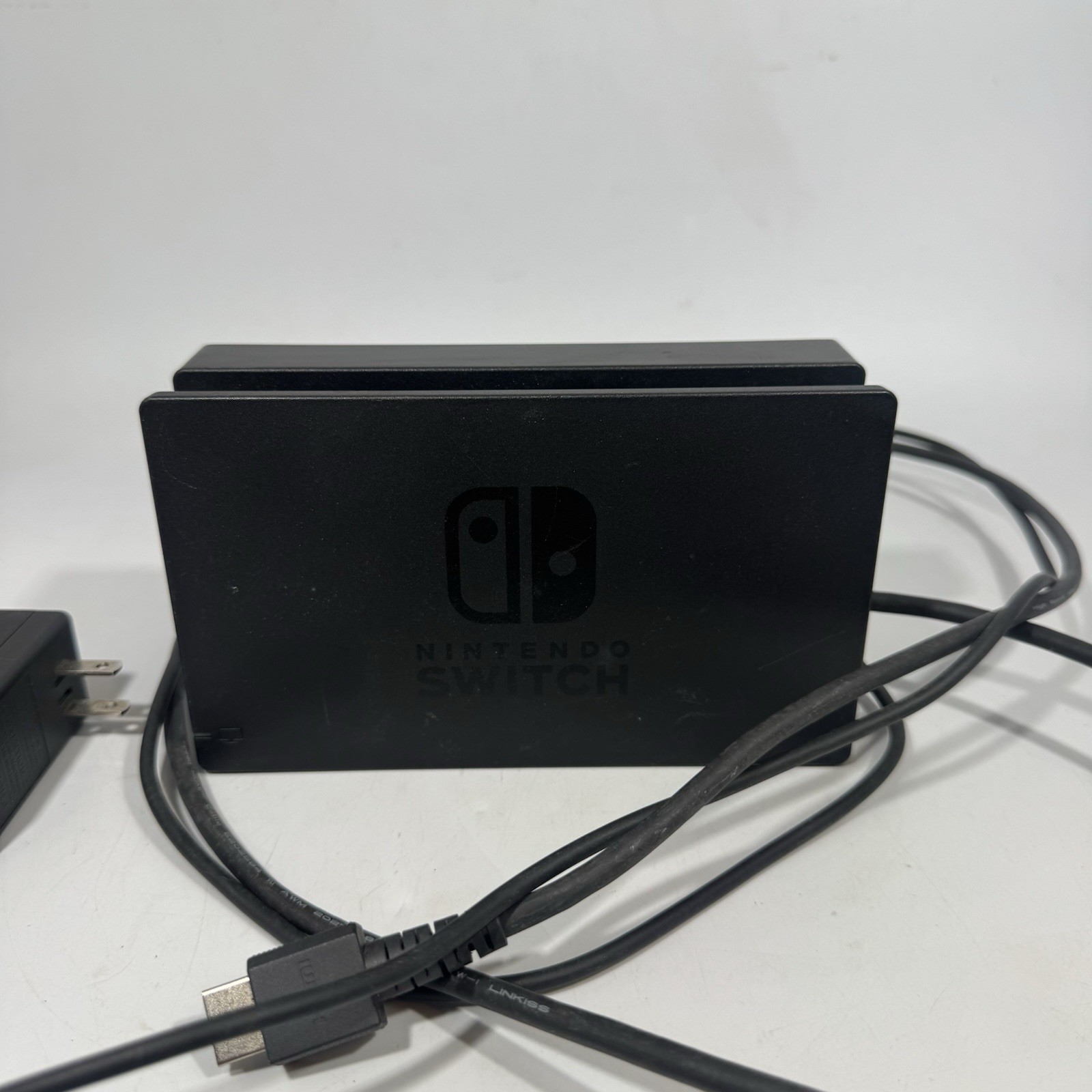 Black Nintendo Switch Original Dock + HDMI Cable & Power Cord HAC-007