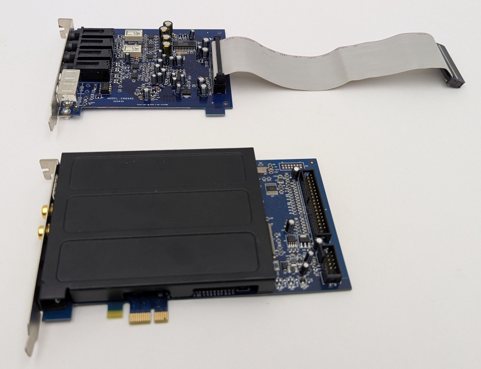 E-MU 1212M PCIe Digital Audio Interface System 1010 Main Card EM8982 EM8980 Set