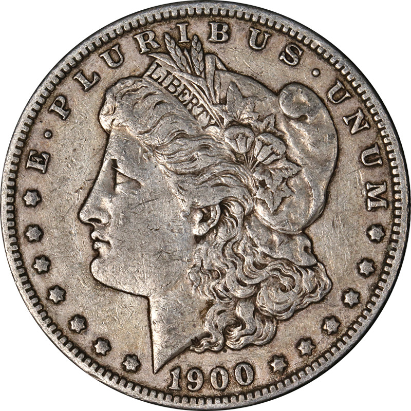 1900-P Morgan Silver Dollar Nicely Circulated - Great Set Builder - STOCK