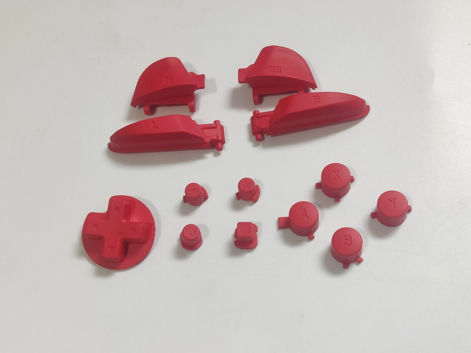 Dark Red Controller Buttons Compatible For Nintendo Switch Pro Controller