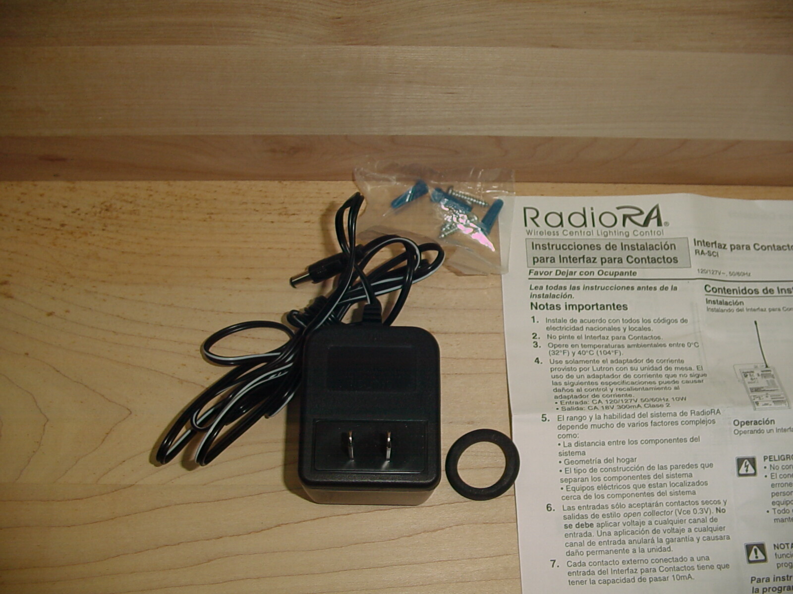 Lutron RadioRA Switch interface RA-SCI