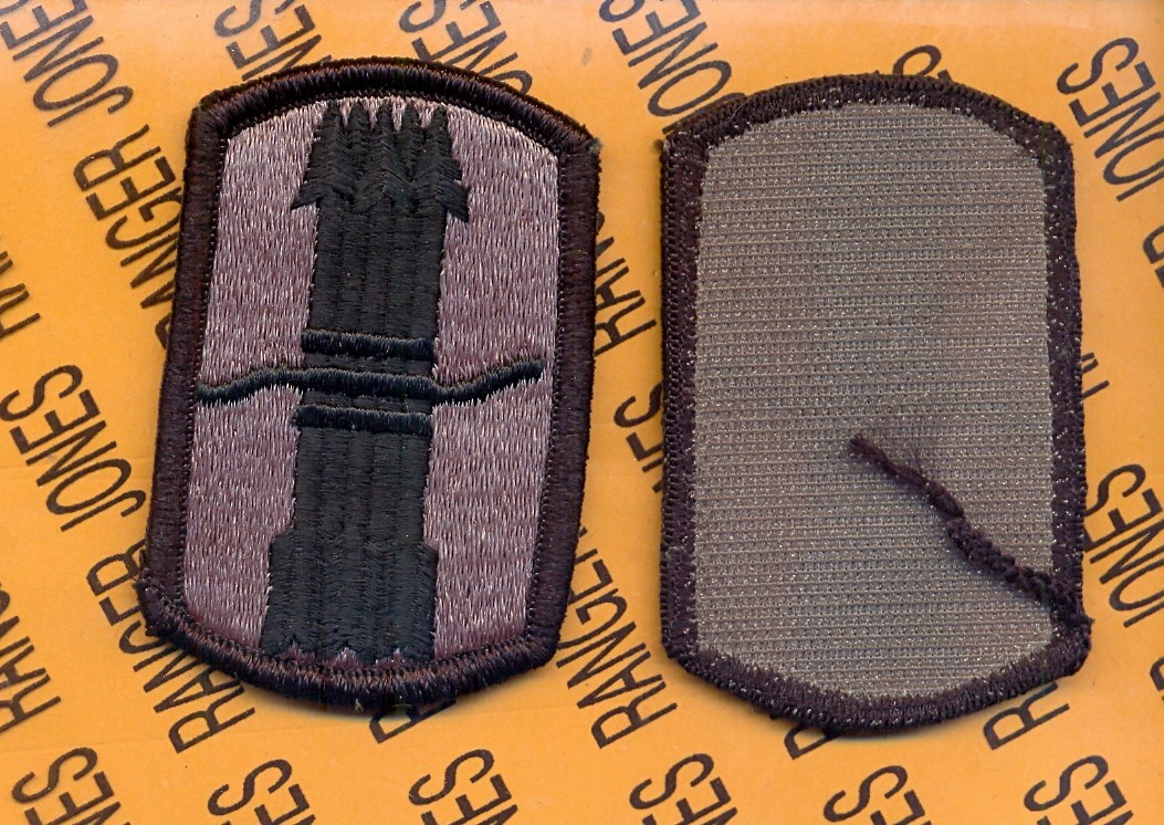 US Army 197th Field Artillery Brigade FA ACU w Hook 3" uniform patch m/e