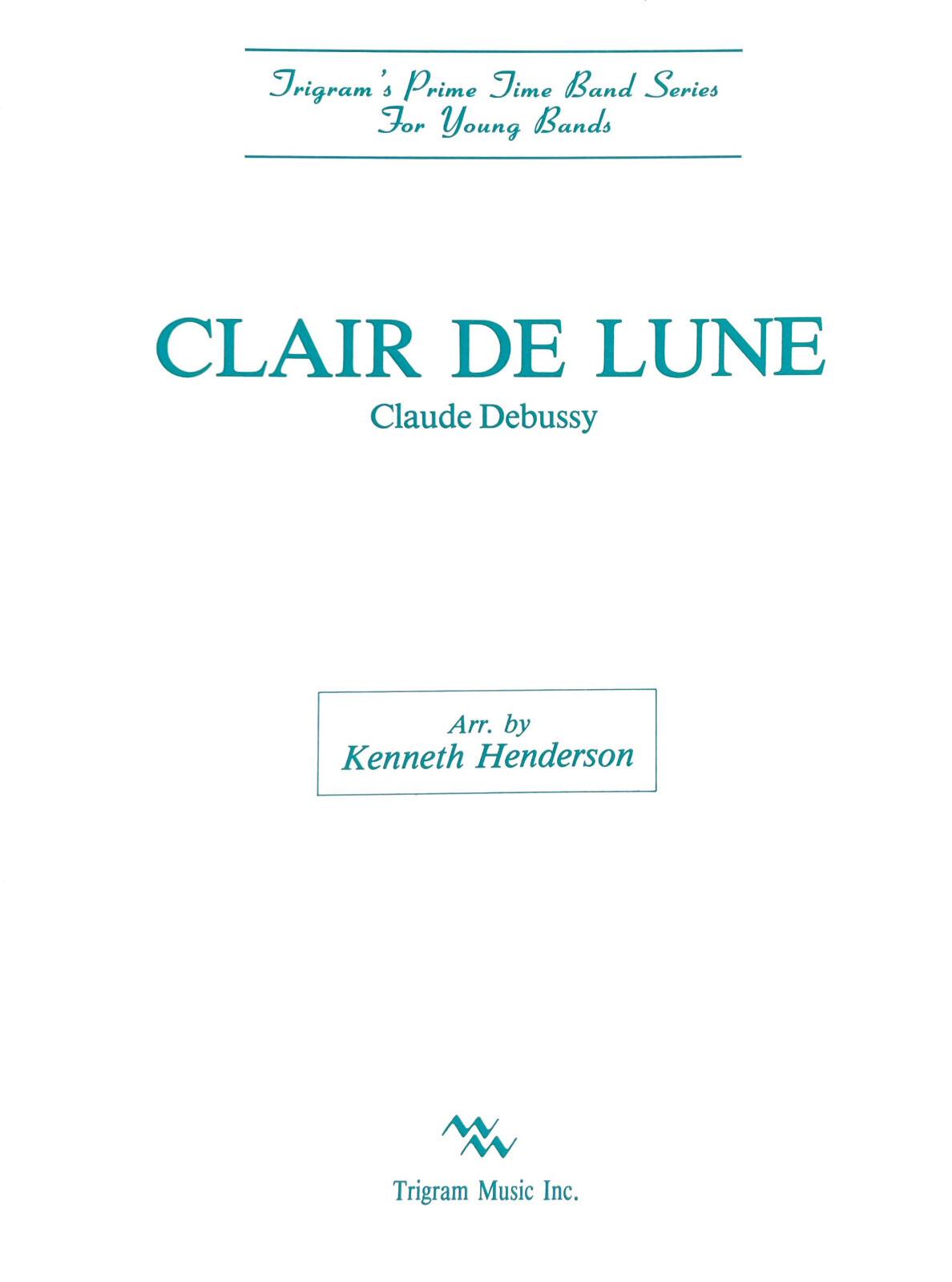 Clair De Lune for Band
