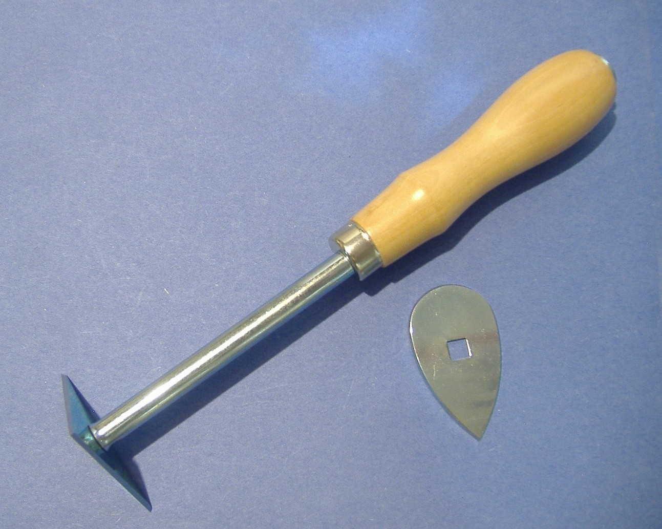 WARNER MOLDING SCRAPER WITH TWO INTERCHANGEABLE BLADES PUTTY REMOVAL