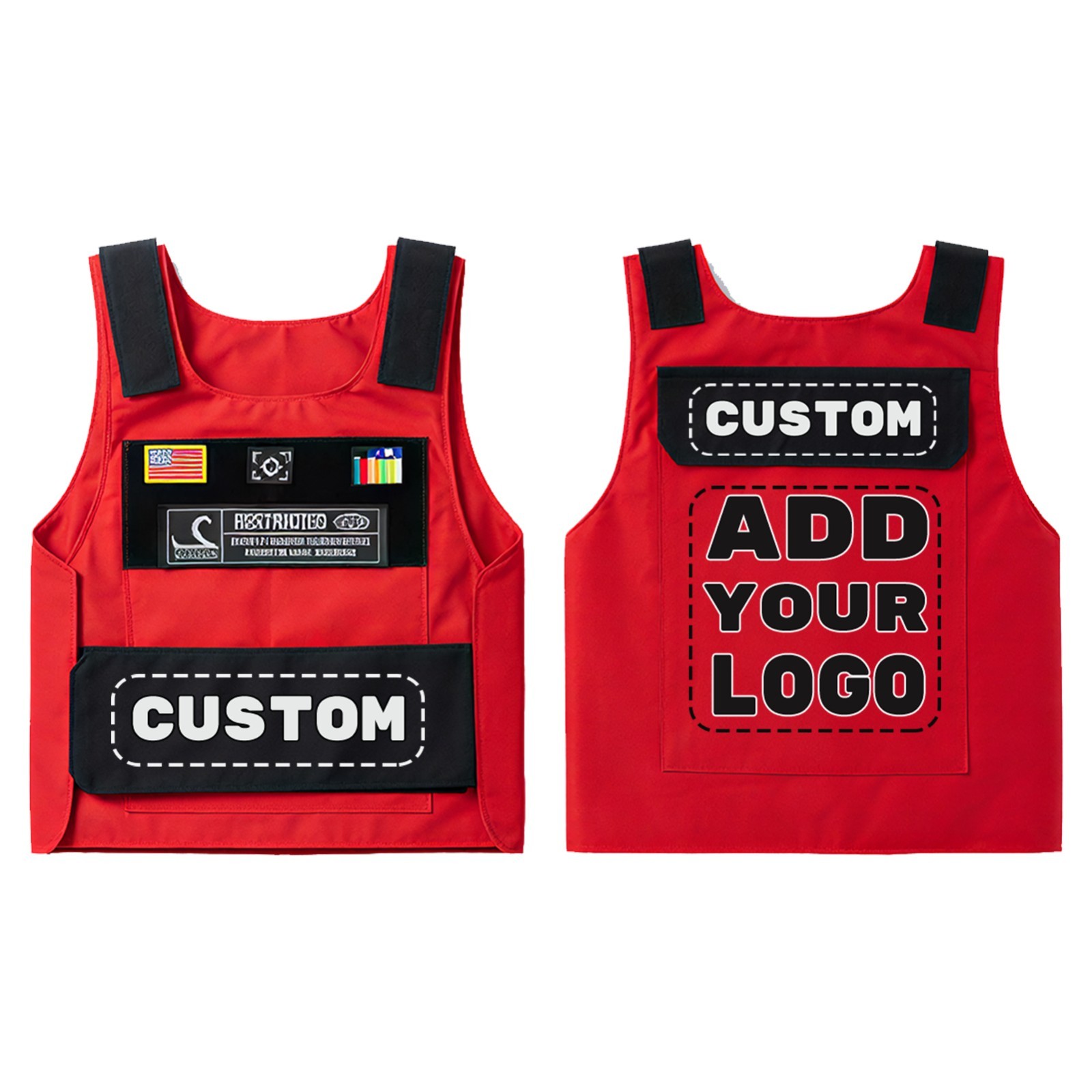 Custom cycling vest-Color-blocked vest- Personalized Vest with Your Logo or Text