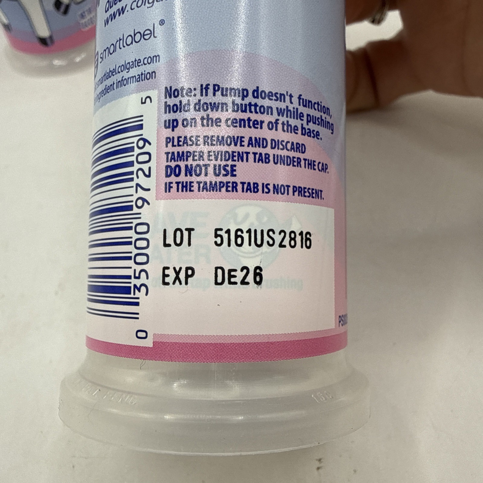 2 PACK Colgate Kids Unicorn Toothpaste Pump with Fluoride 4.4 Ounce Ages 6+