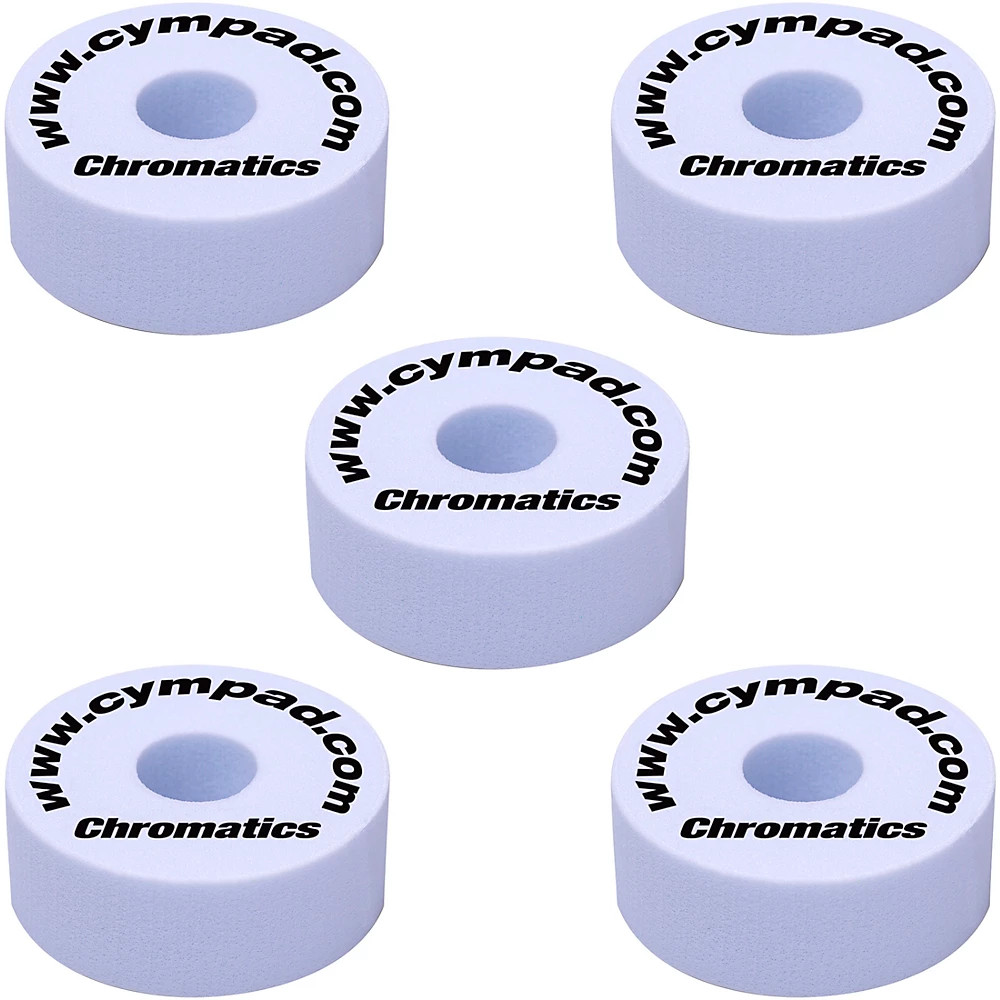 Cympad Chromatics Foam Cymbal Washer 5-Piece Crash Set White