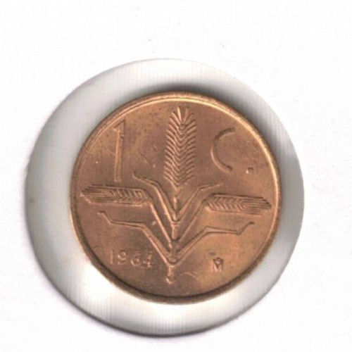 1964 Mexico Uncirculated One Centavo Coin