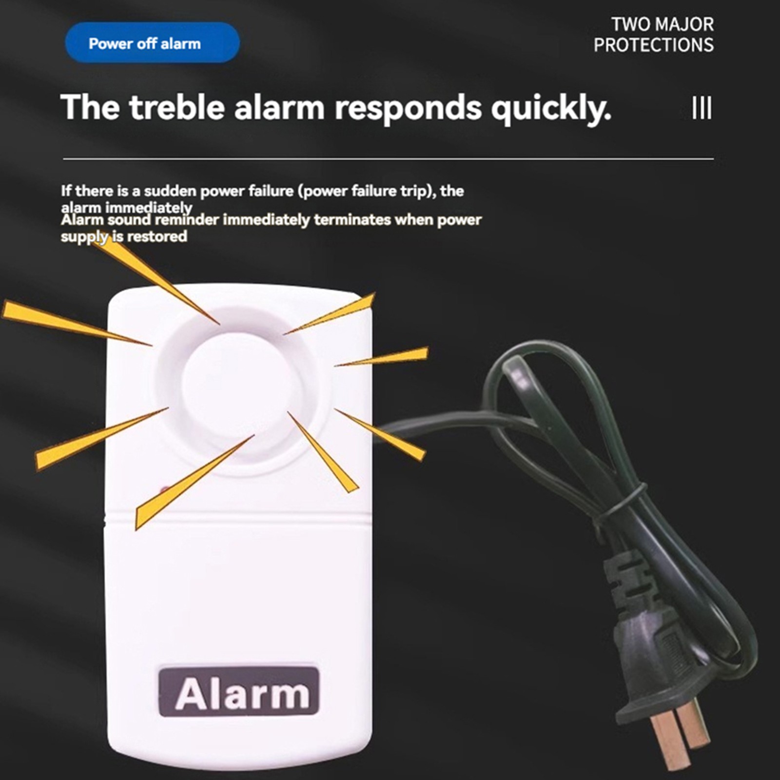 Automatic Circuit Reminder Cold Storage Aquarium Power Failure Alarm 220V