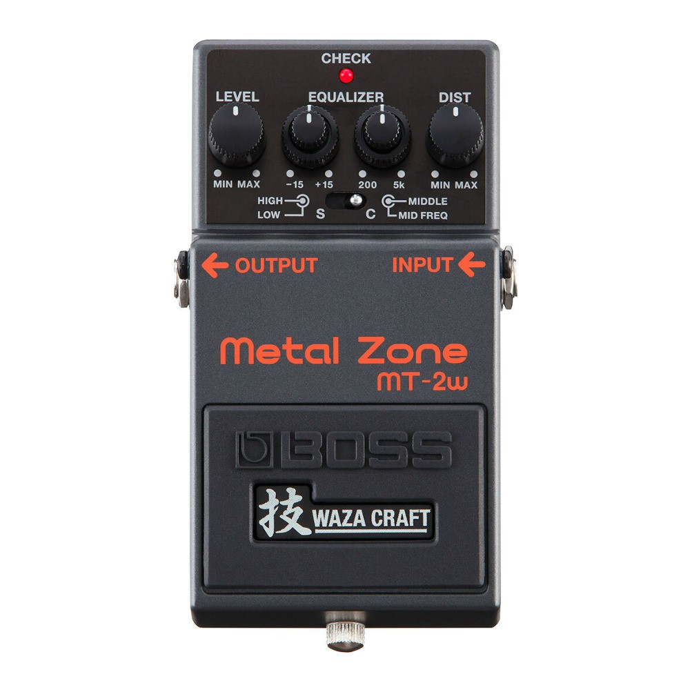 BOSS MT 2W Dual Stage Gain Circuit Analog Metal Zone Pedal Waza AMAZING
