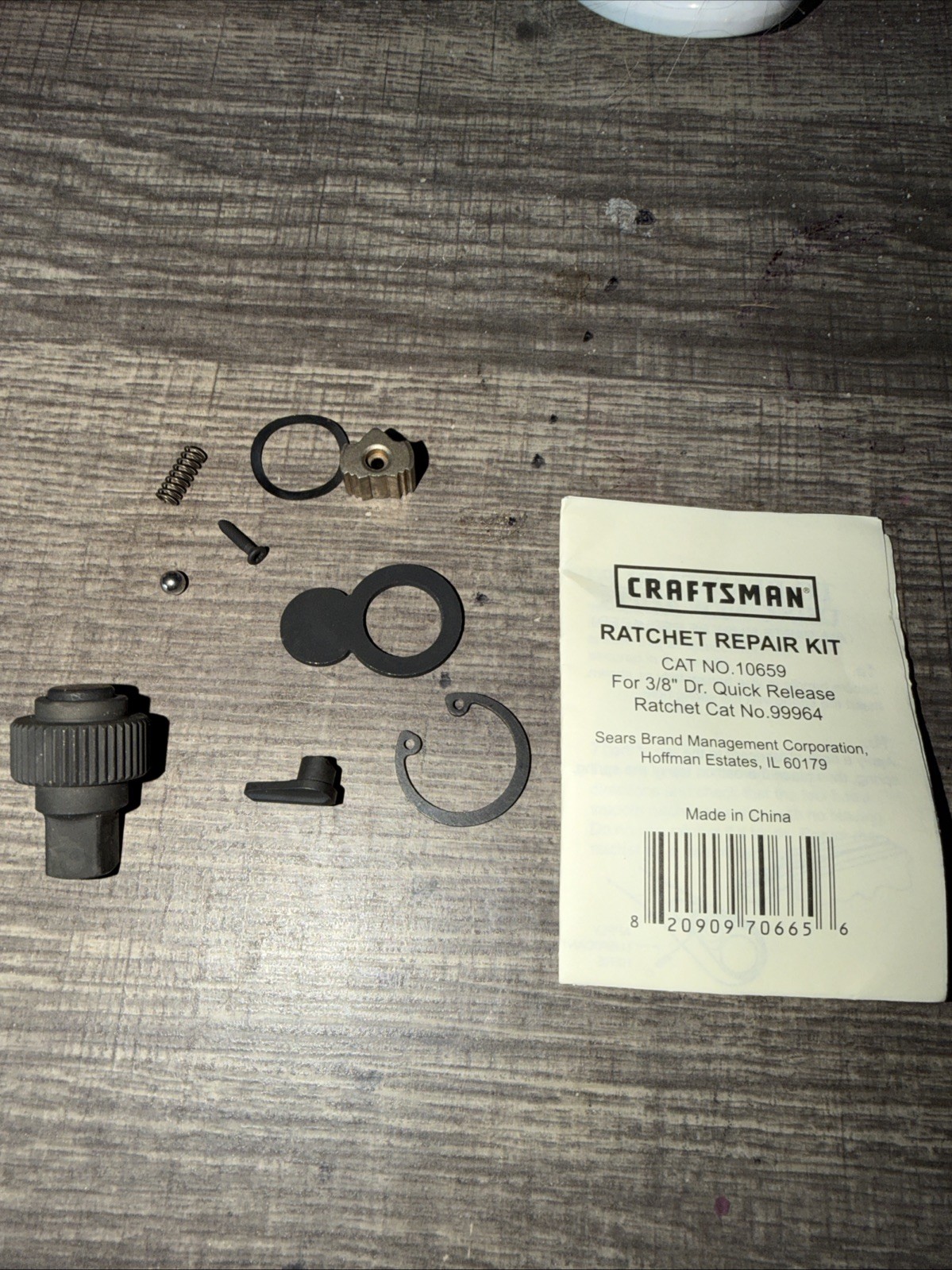 Sears Craftsman Ratchet Repair Kit 10659 For 3/8” Drive 99964