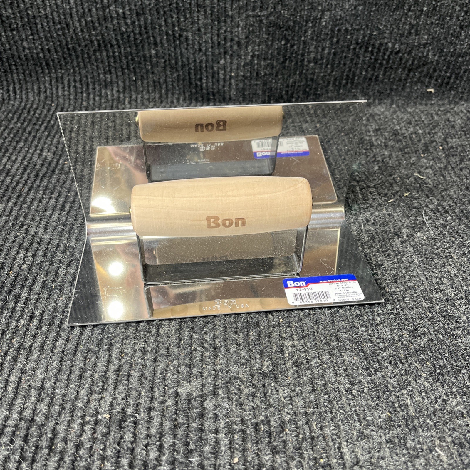 Bon 12-410 Step Tool - Inside 8-in. X 4-in. - 1/2-in. Radius 4-in. Lip Wood