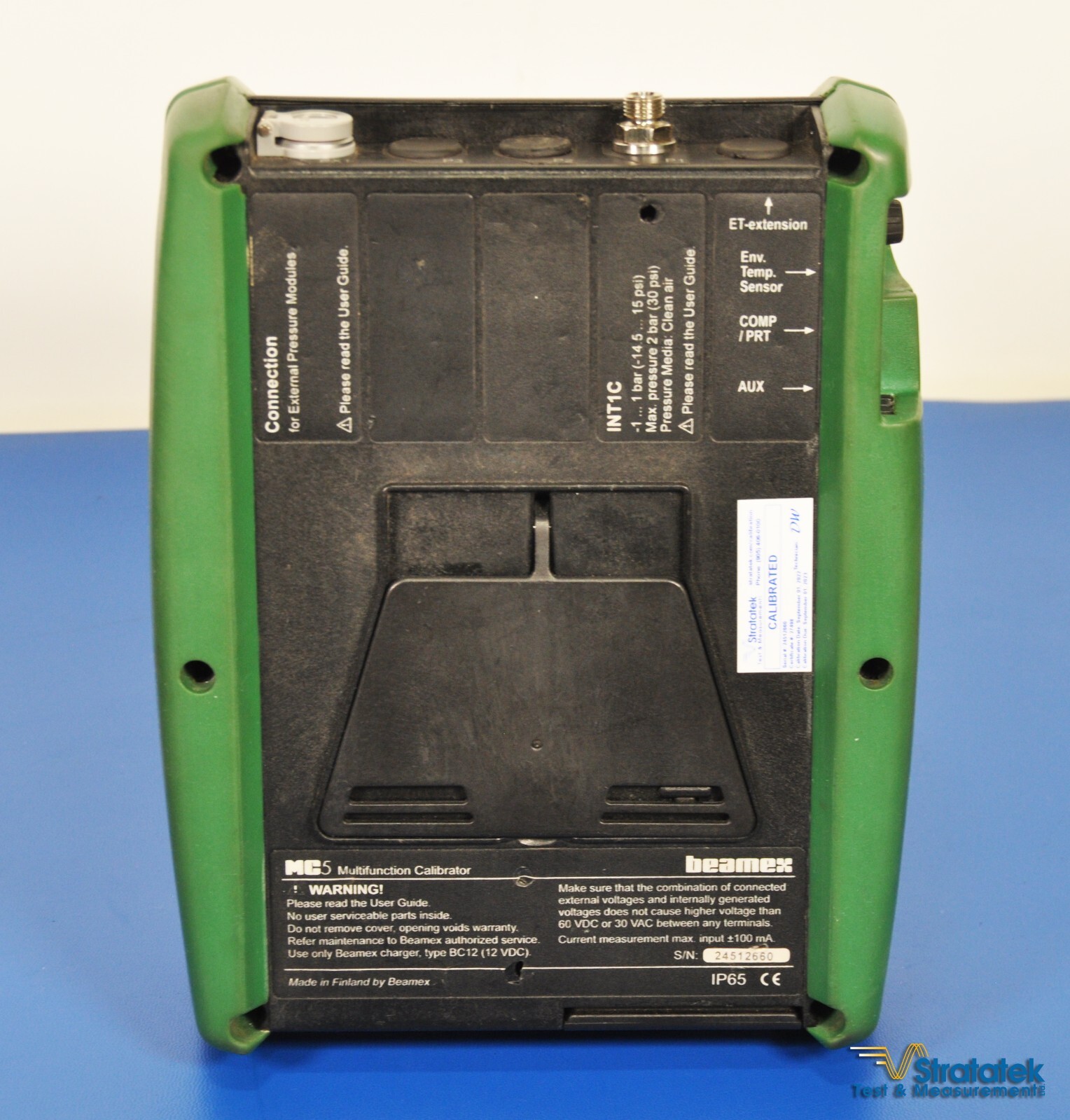 Beamex MC5 Multifunction Process Calibrator Fluke Leads - NIST Calibrated