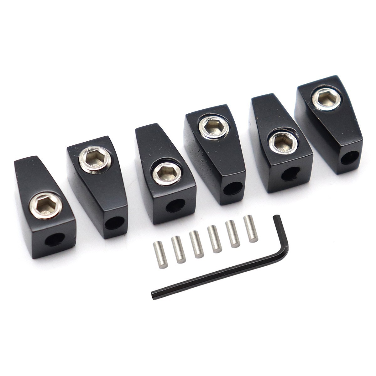 6 String Headless Bass Nuts Single String Nuts for 6 String Headless Bass Black