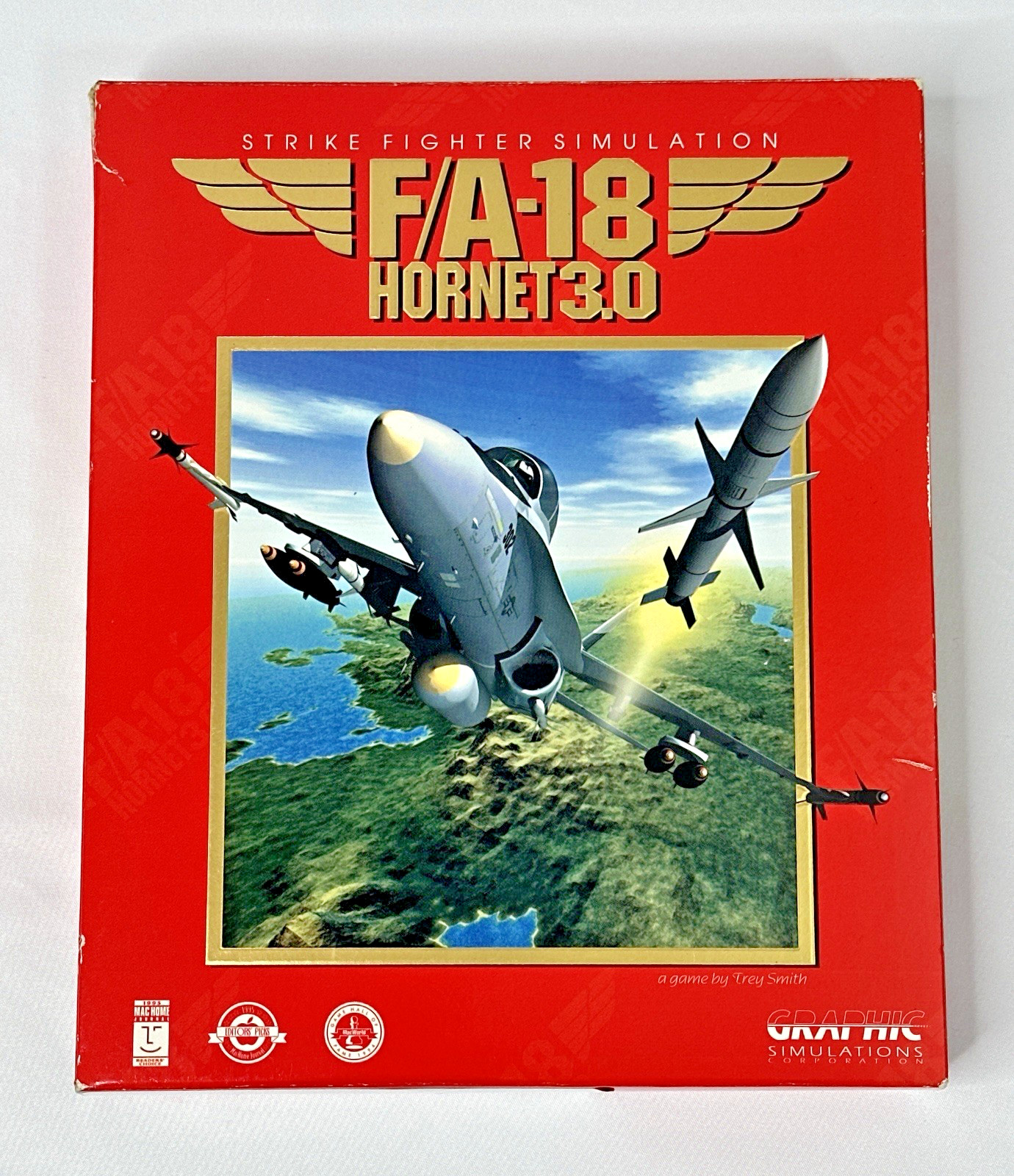 F/A-18 Hornet 3.0 PC MAC CD Strike Fighter Pilot Air-Combat Jet Simulation Game!