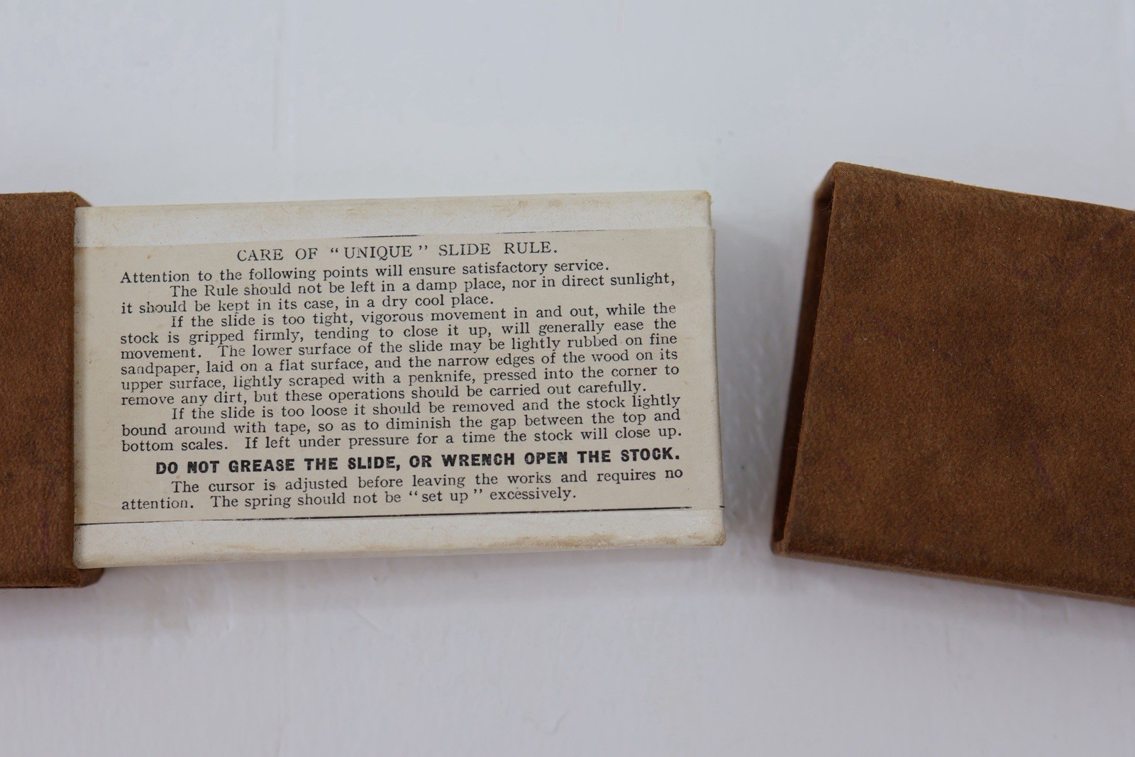 Vintage Unique Log Slide Rule Ruler 12”