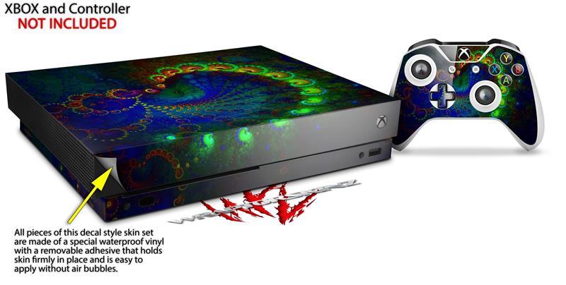 Skin for XBOX One X Console Controller Deeper Dive Decal