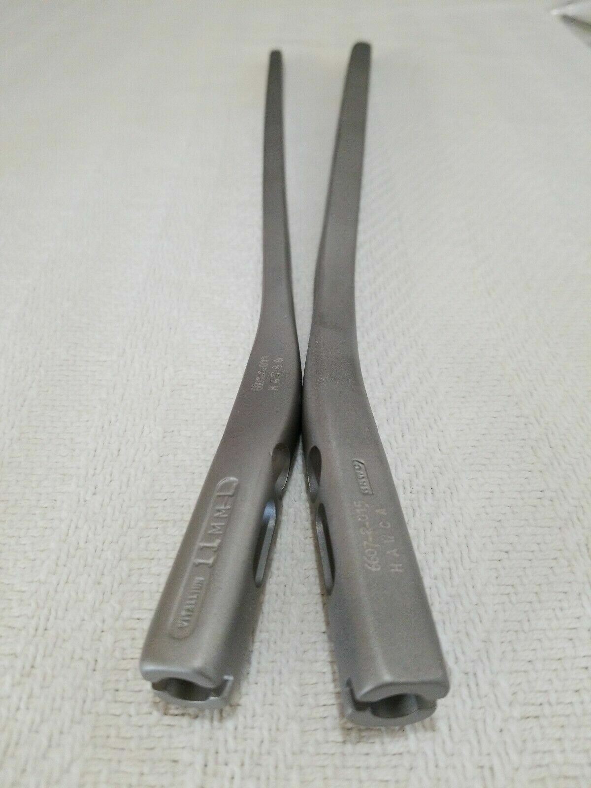 Vitallium Intermedullar Rods 6607-2-015 6607-1-011 11mm and 15mm Lot of 2 MJ4