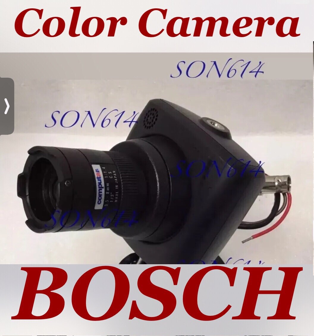 Bosch LTC0255MC Security Color Camera W/ 480TVL 3.5-8mm NTSC 12VDC 24VAC TESTED!