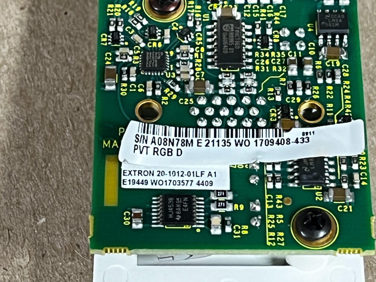 Extron PVT RGB D PoleVault VGA Video & Audio Input Wallmount