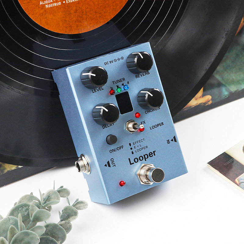 Looper Pedal Guitar Multi-Effect Pedals Looper Delay Chorus Reverb And Tuner