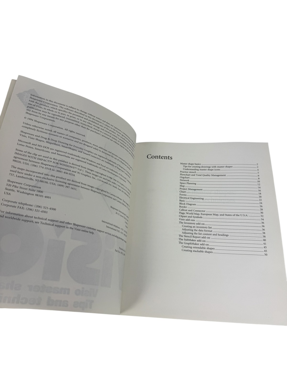 Visio 3.0 Software Manuals Set: Using, Tutorial, Master Shapes Tips & Techniques