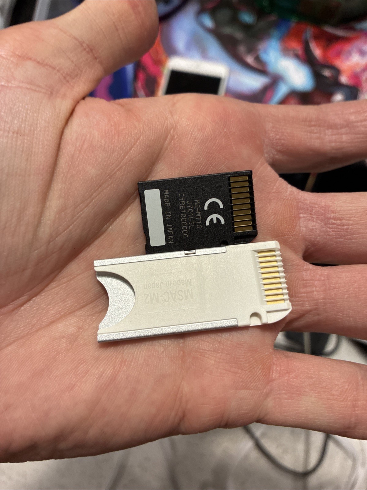 Sony Memory Stick Duo Adapter MSAC-M2 with 1 GB MagicGate Pro Duo