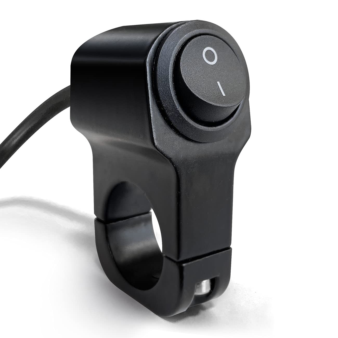 Motorcycle Handlebar Switch12V Waterproof Style A-Black 1 Piece, Black