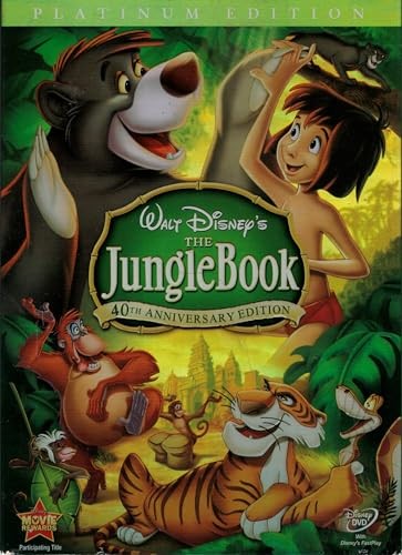 The Jungle Book (Two-Disc 40th Anniversary Platinum Edition) - DVD - GOOD