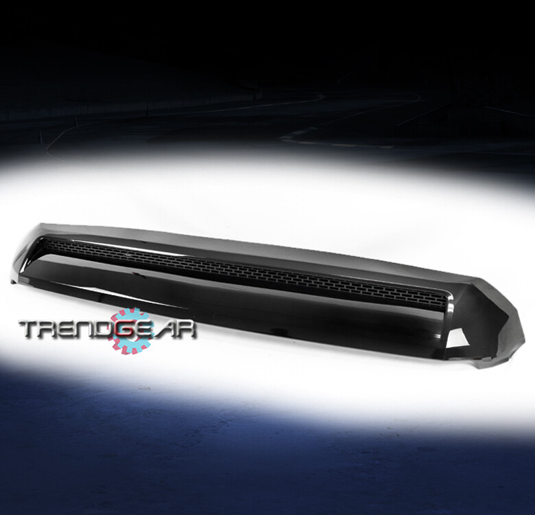 For 2014-2021 Toyota Tundra Platinum Style Upper Grille Hood Bulge Molding Black