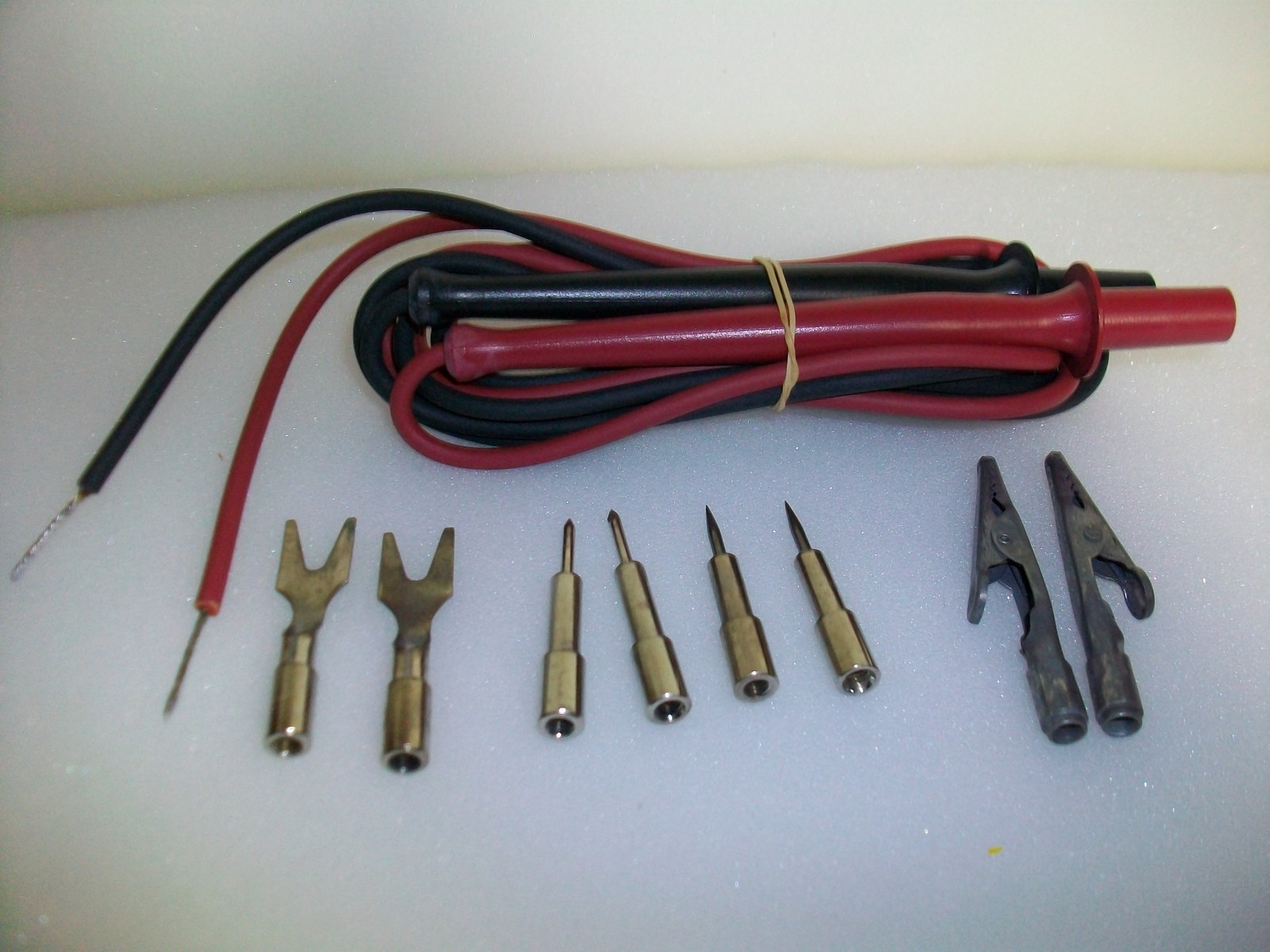 BOX OF 12 EA. MIL-SPEC  TEST  LEAD  KITS