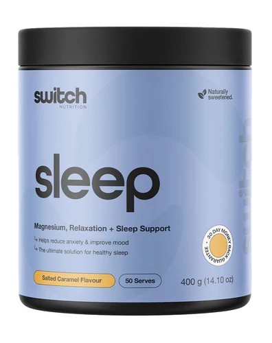 Switch Nutrition Sleep+ Salted Caramel 400g Magnesium relaxation & Sleep Support