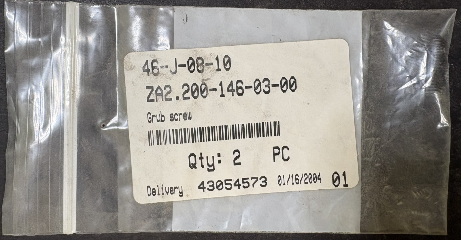 NOS - Heidelberg Grub Screw ZA2.200-146-03-00 - Lot of 2 - Free Shipping