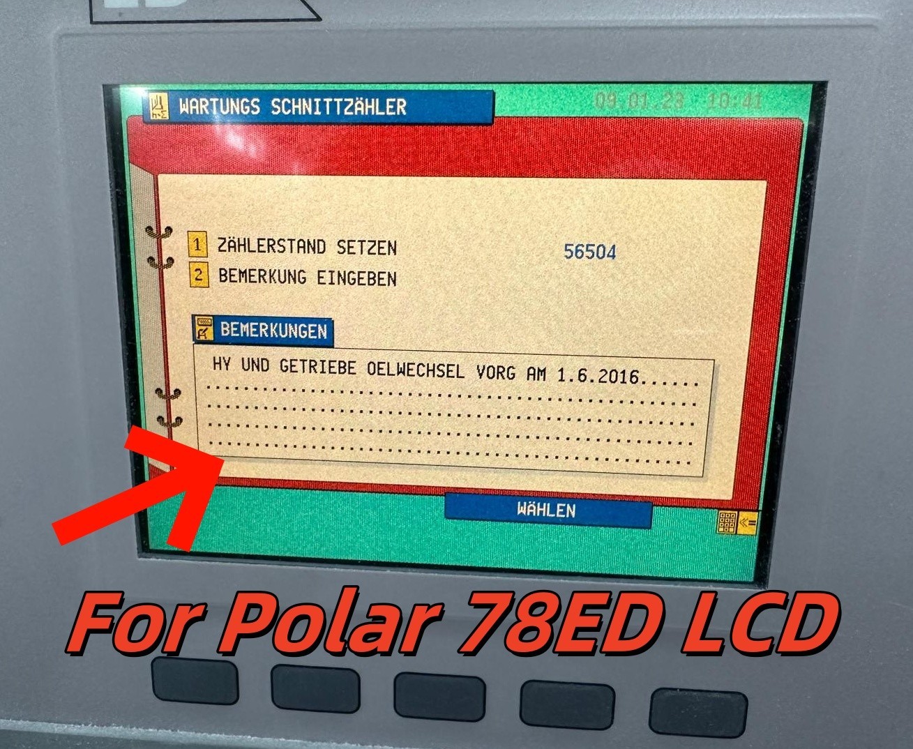 Original For Polar 78ED Paper Cutter Trimmer LCD Screen Display