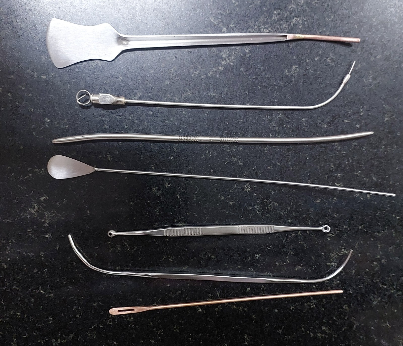 Anal Fistula Probe Stainless Steel Set for Proctology Set of 7