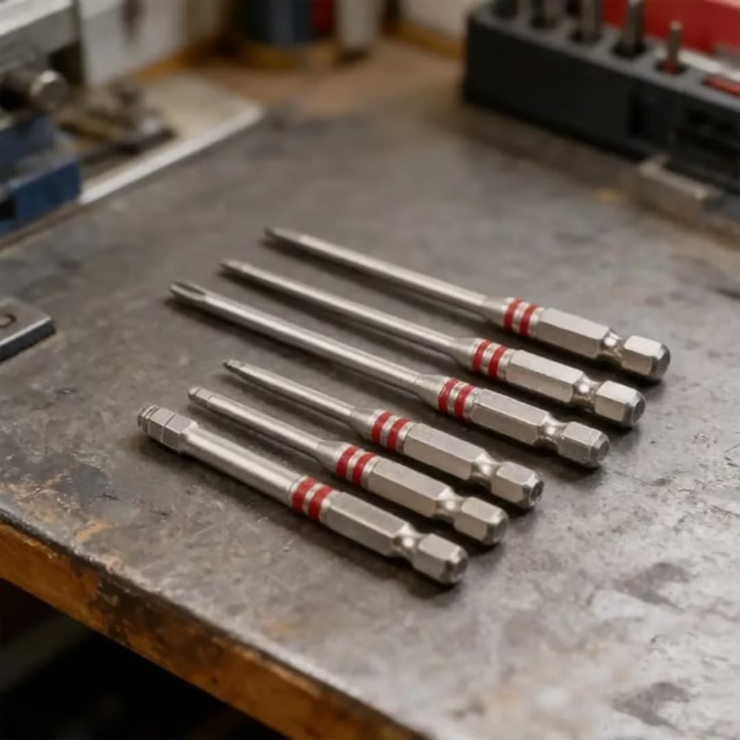 All-in-One Pagoda Hex Scredriver Bit Set – 6-Piece Screwdriver Bit, Featuring...