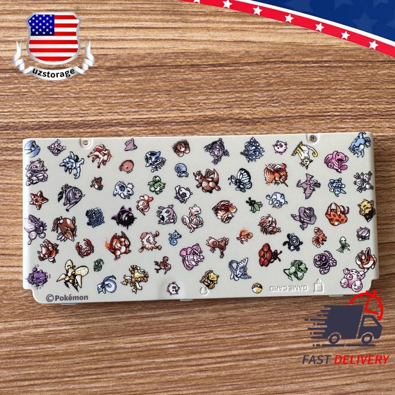 NEW For Nintendo New 3DS Housing Shell Case Faceplate Front + Back Cover