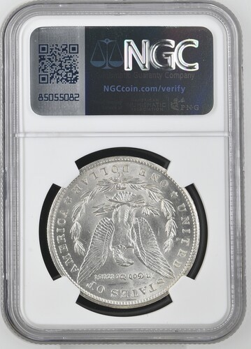 1882-CC Morgan Silver Dollar NGC MS62 Carson City Bright Luster