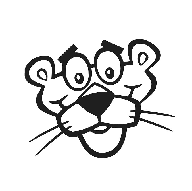 Pink Panther Vinyl Decal Sticker -Multiple Colors & Sizes- FREE SHIPPING