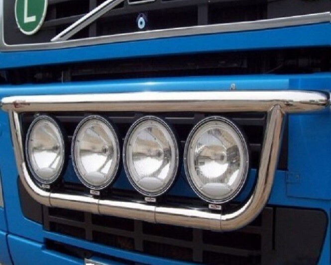 Front Grill Light Bar for Volvo FH4 trucks 2013 - 2020 model Stainless Steel